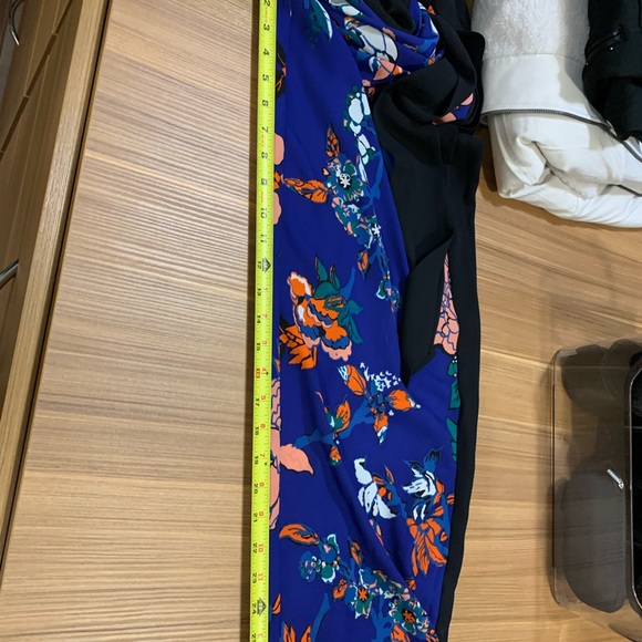 Diane Von Furstenberg Karissa Jumpsuit Blue 4 - Picture 11 of 12